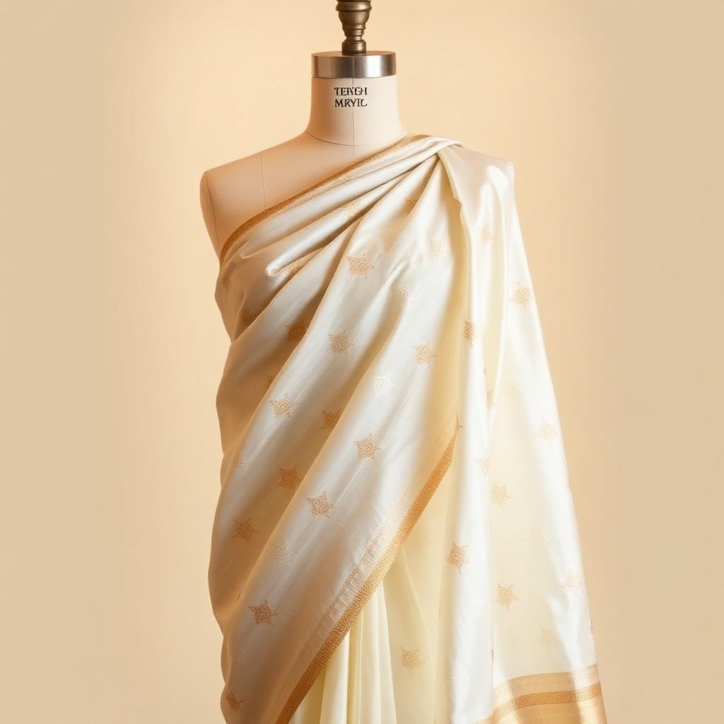 Chanderi Silk saree from Aathva